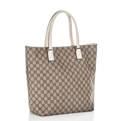 Gucci GG Plus Monogram Small Vertical Tote Off White 3 of 8