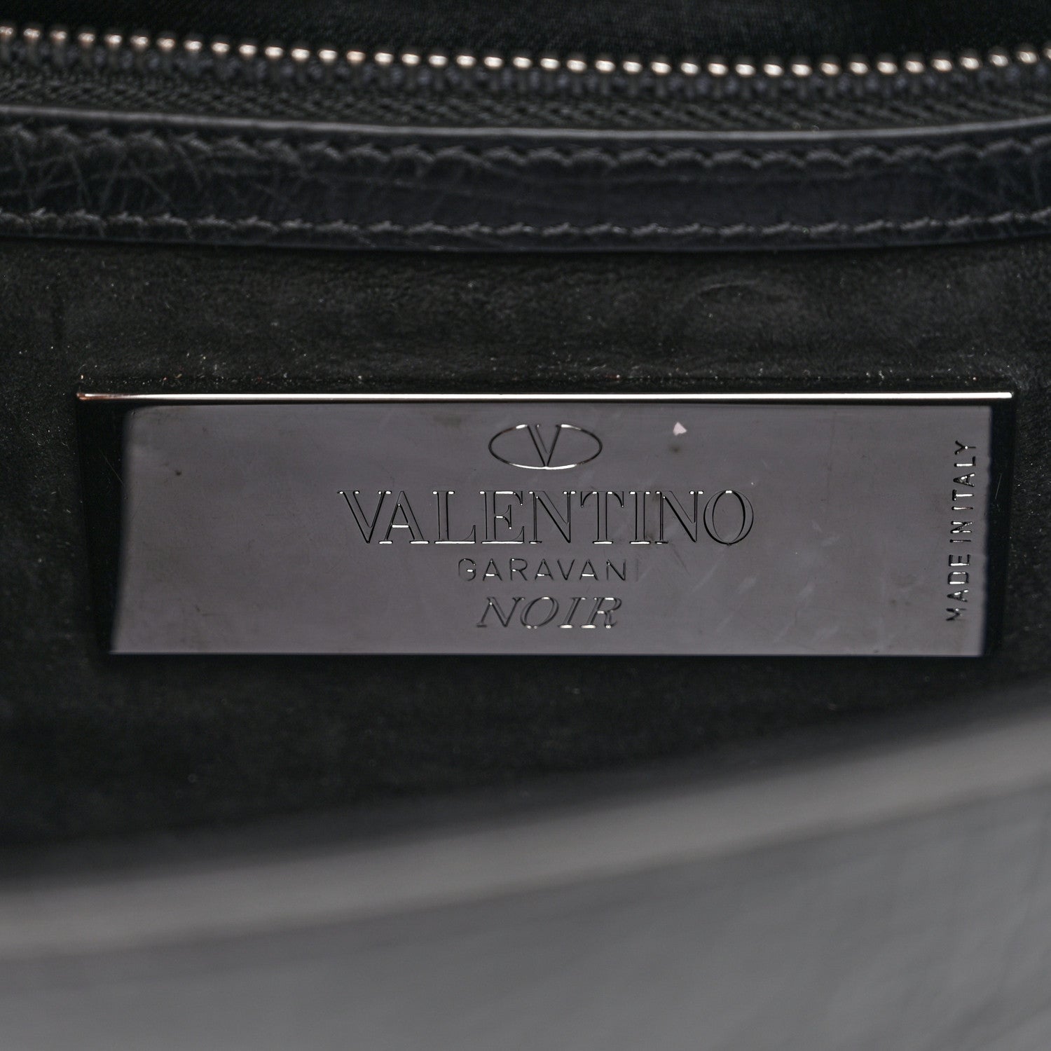 Valentino Garavani Vitello Small Glam Lock Rockstud Flap Black 5 of 9
