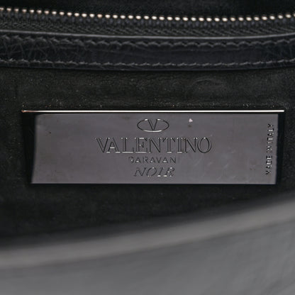 Valentino Garavani Vitello Small Glam Lock Rockstud Flap Black 5 of 9