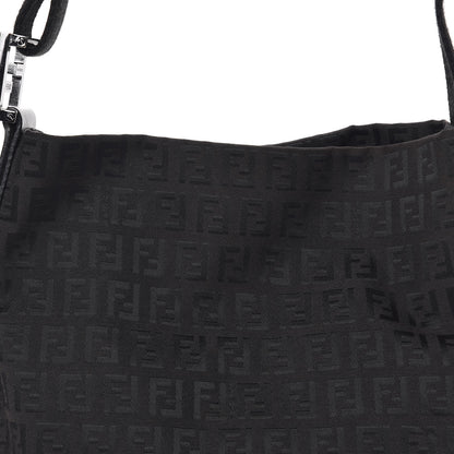 Fendi Zucchino Shoulder Bag Black 10 of 10