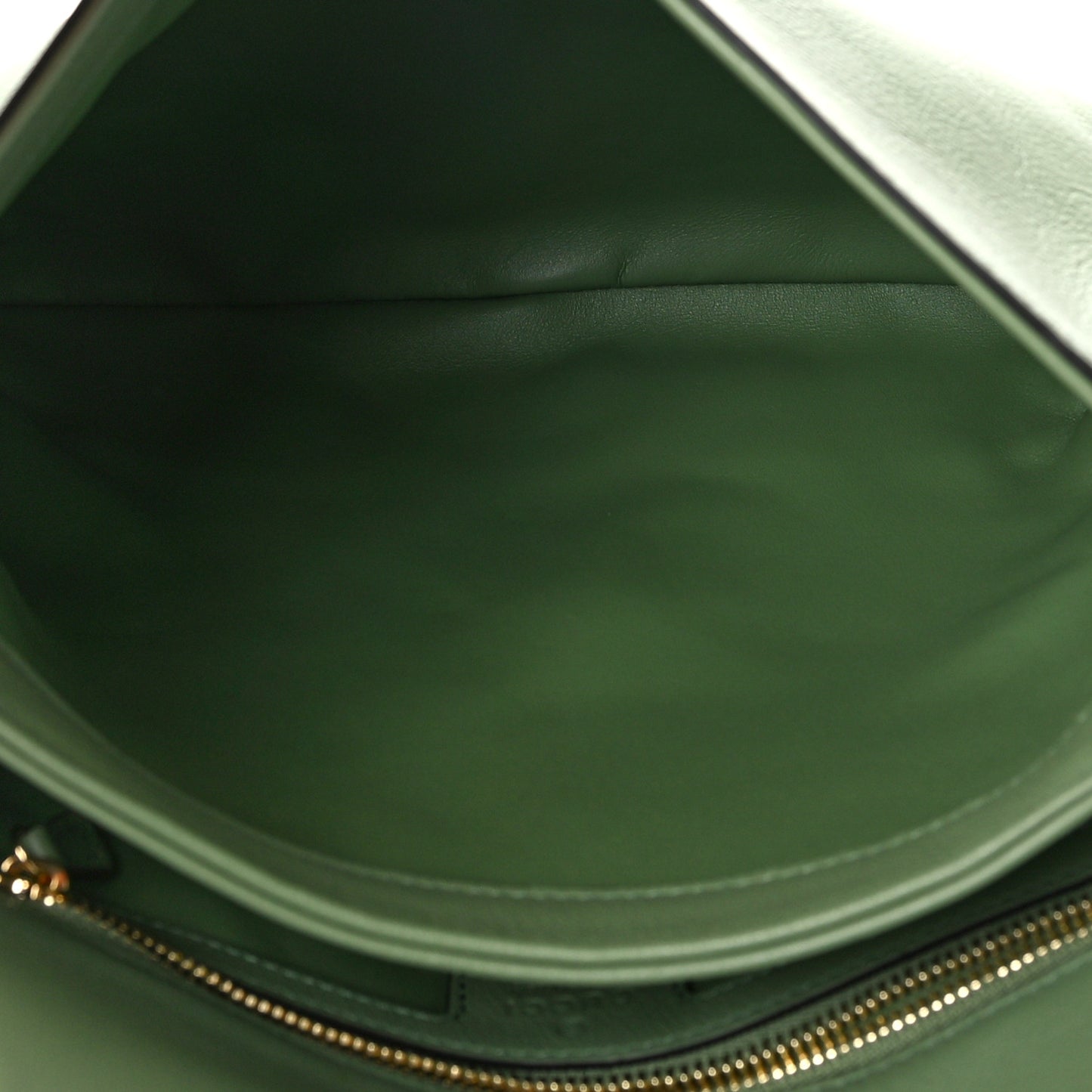 Roxy Calfskin Web Medium Blondie Top Handle Shoulder Flap Bag Salamander Green