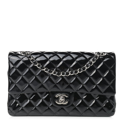 Chanel Patent Quilted Medium Double Flap Black 1 of 22