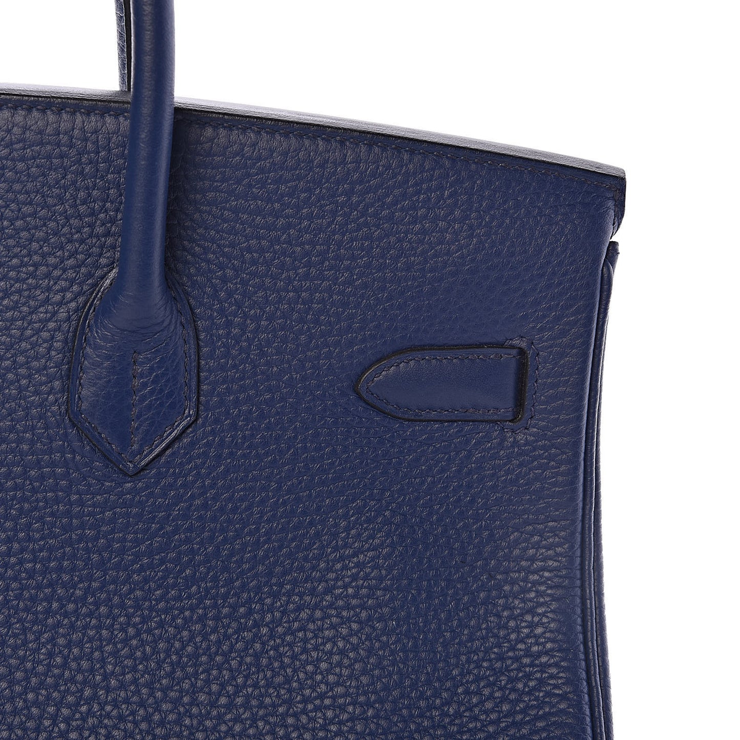 Taurillon Clemence Birkin 35 Bleu Saphir