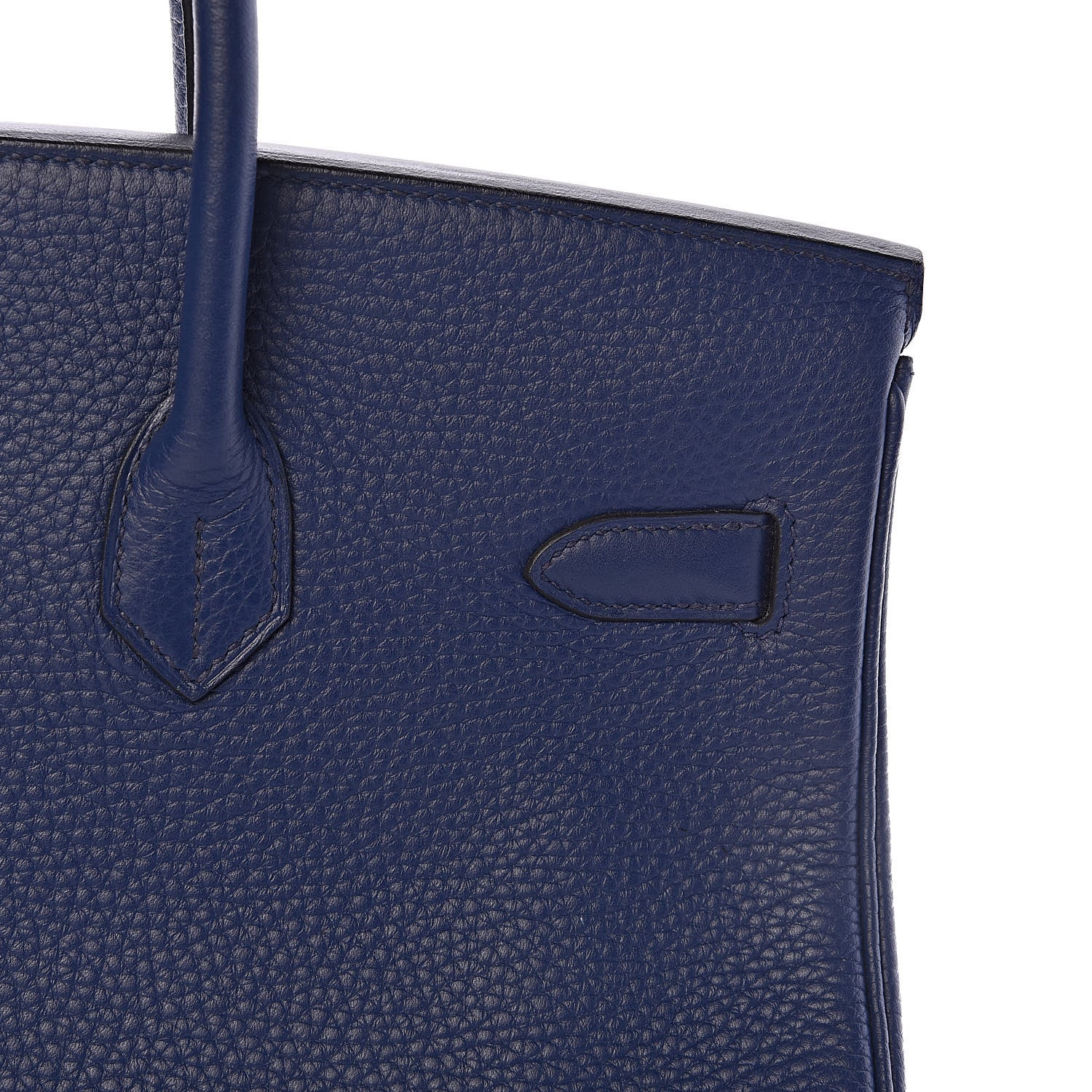 Hermes Taurillon Clemence Birkin 35 Bleu Saphir 35 of 37