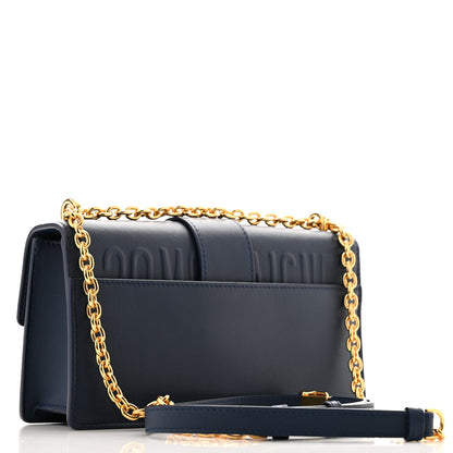 Christian Dior Calfskin 30 Montaigne East West Chain Flap Bag Blue 3 of 11
