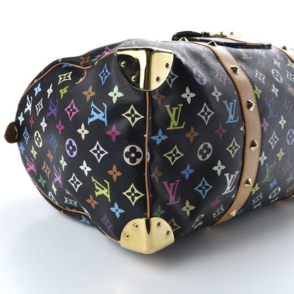 Louis Vuitton Monogram Multicolor Keepall 45 Black 5 of 9