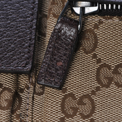 Gucci Monogram Web Belt Bag Dark Brown 8 of 8