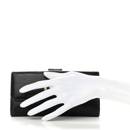 Gucci Calfskin Britt Continental Wallet Black 2 of 10