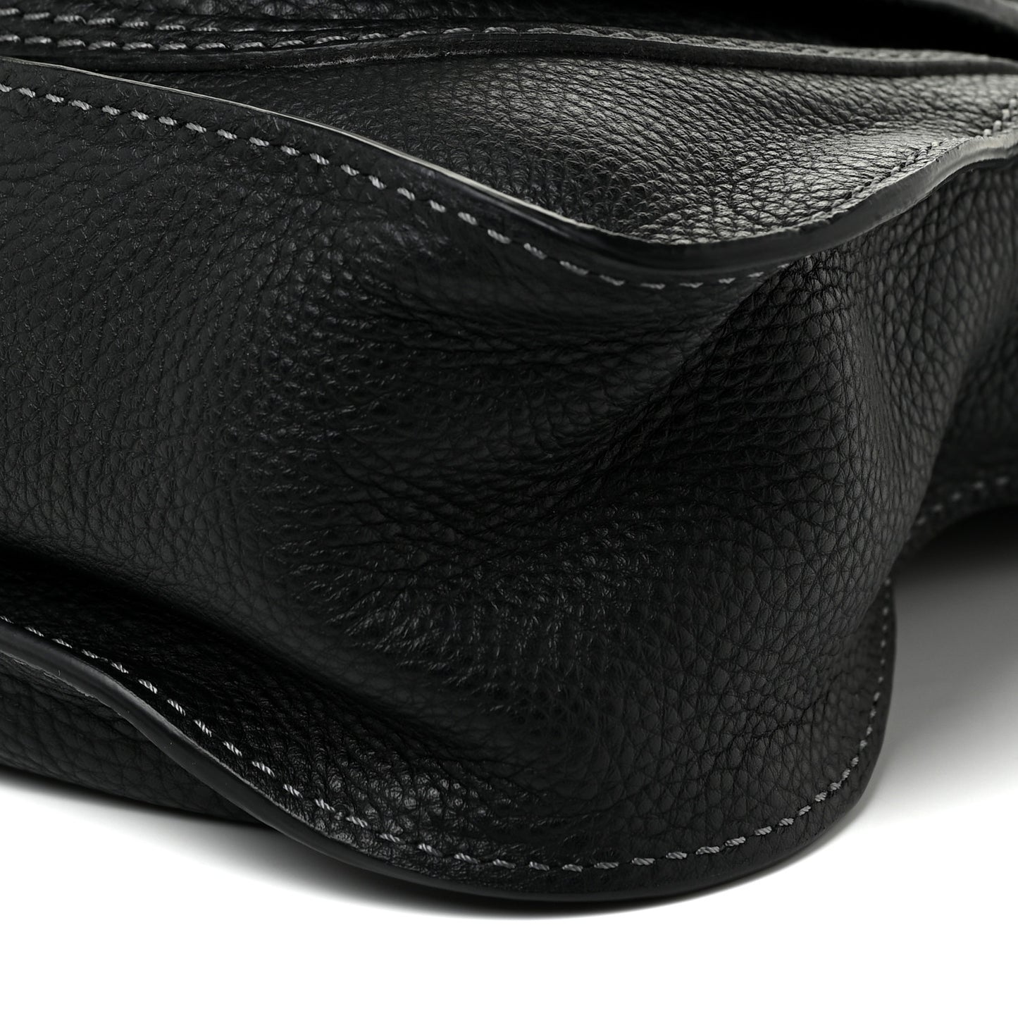 Calfskin Small Marcie Satchel Black