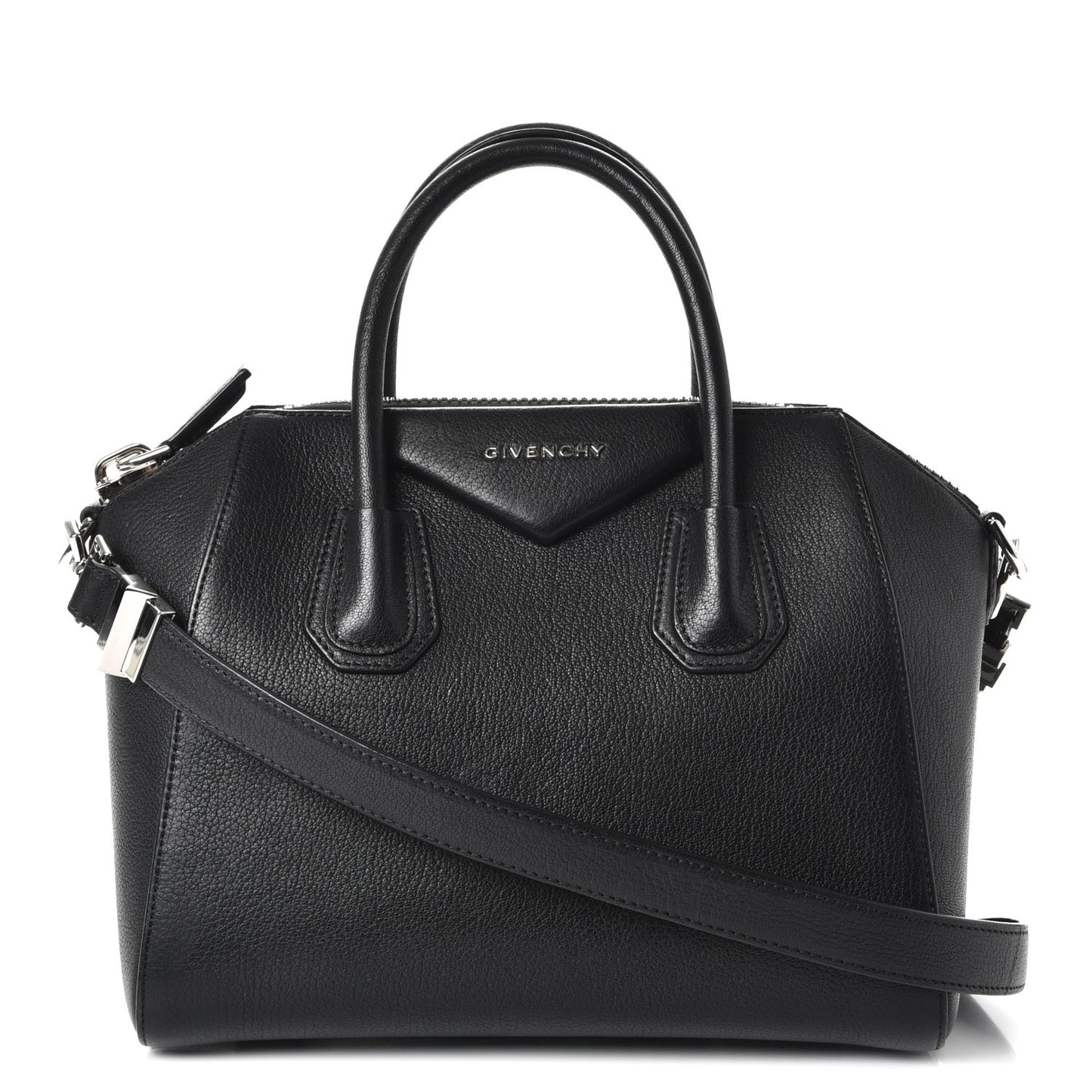 Sugar Goatskin Small Antigona Black