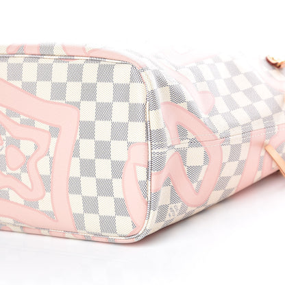 Louis Vuitton Damier Azur Tahitienne Neverfull MM 7 of 10