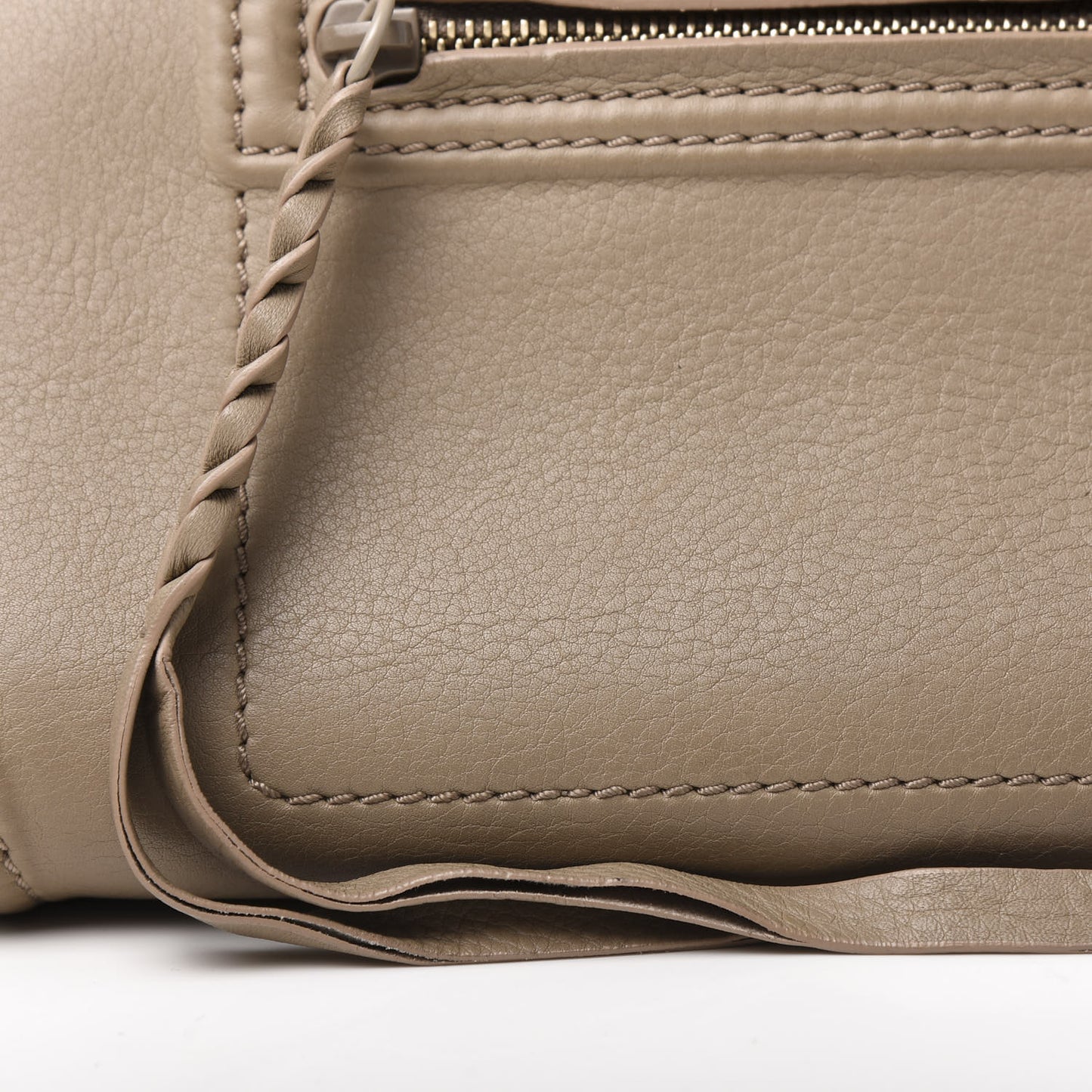 Supple Calfskin Medium Phantom Luggage Beige