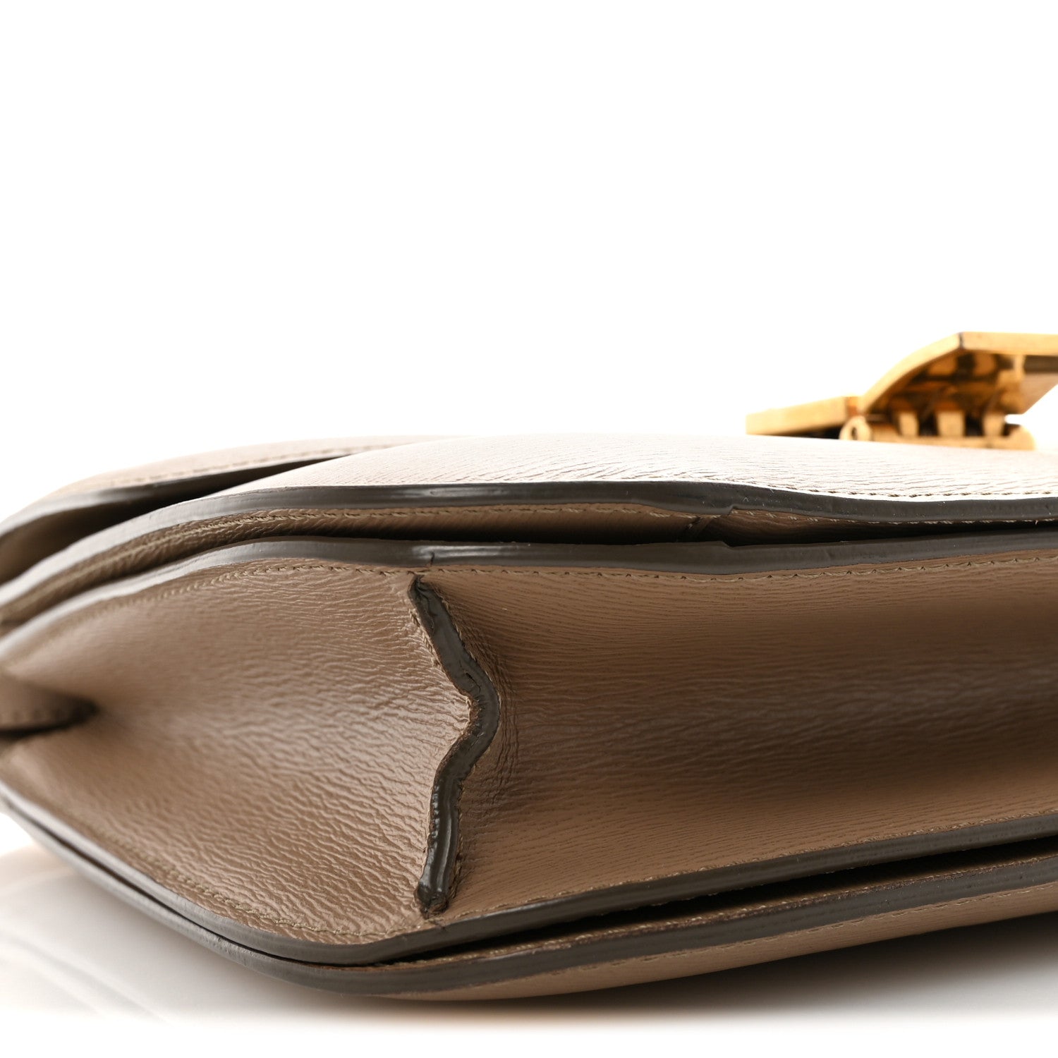 Celine Liege Calfskin Medium Classic Box Flap Bag Taupe 9 of 10