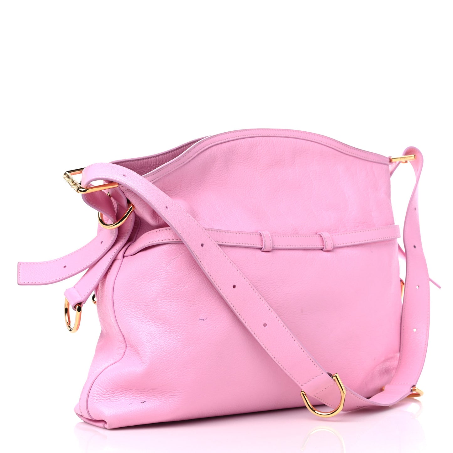 Calfskin Medium Voyou Bag Pink