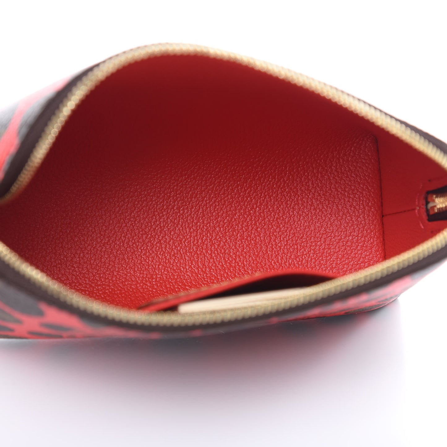 Monogram Kusama Pumpkin Dots Cosmetic Pouch Red