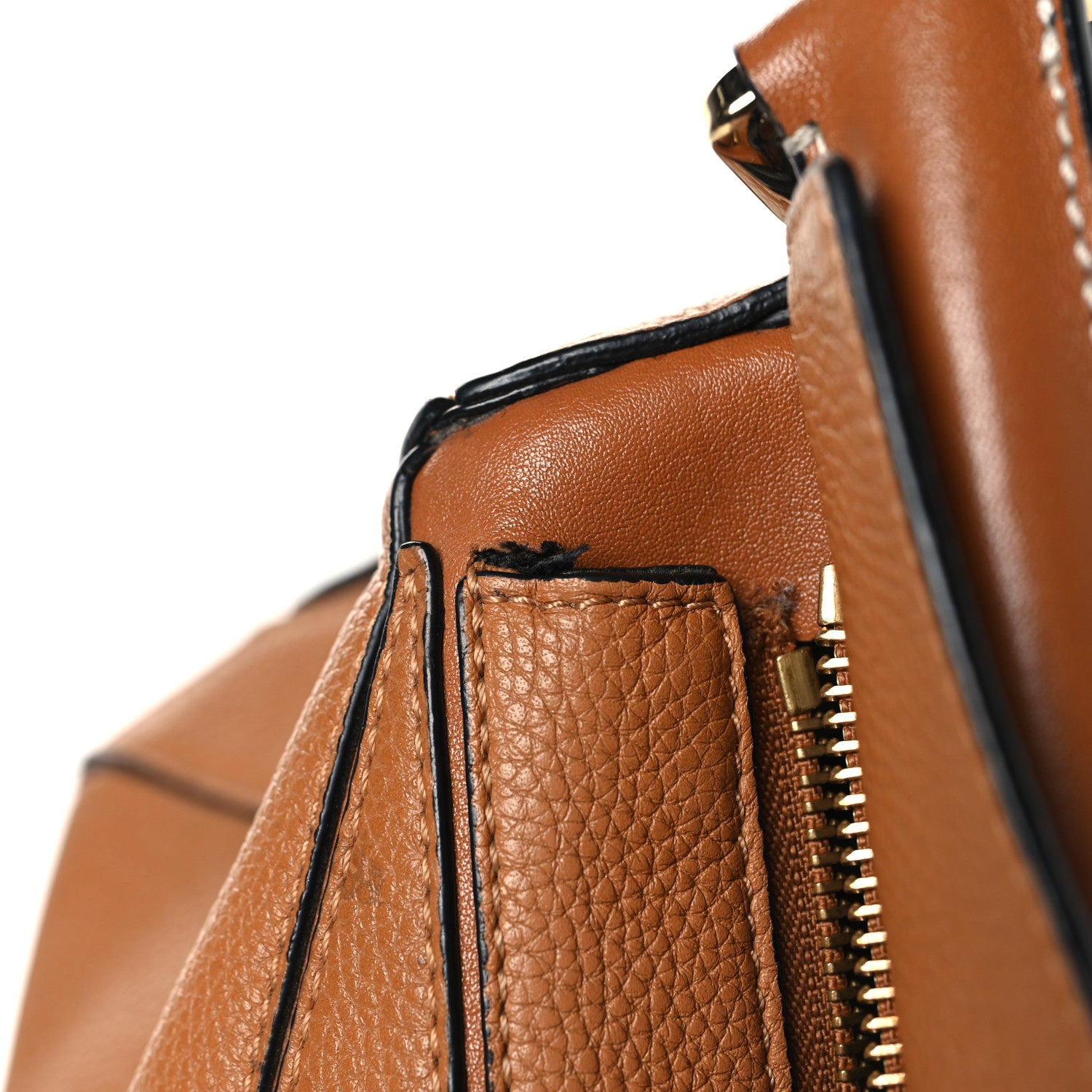 Loewe Calfskin Small Puzzle Bag Tan 12 of 13