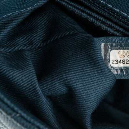 Chanel Caviar Quilted Mini Coco Handle Flap Blue 7 of 9