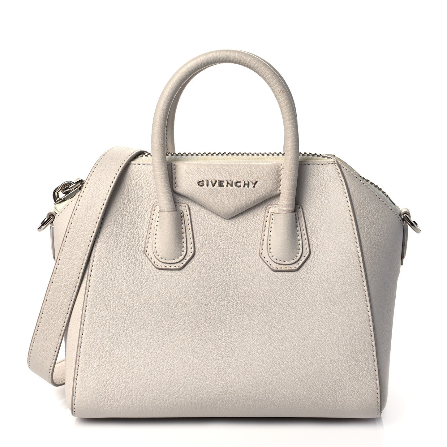 Sugar Goatskin Mini Antigona White