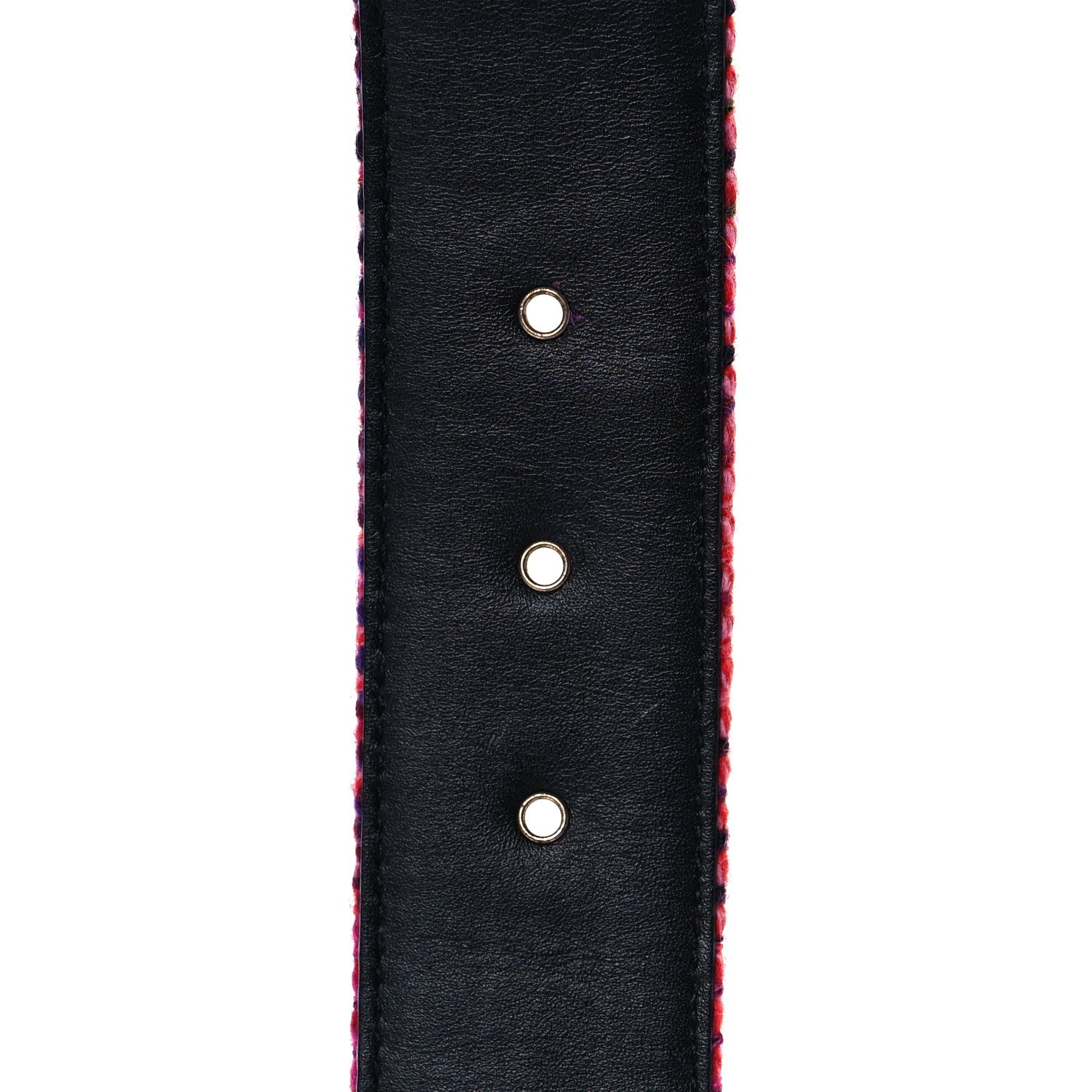 Chanel Tweed Logo Belt 80 32 Multicolor 6 of 7