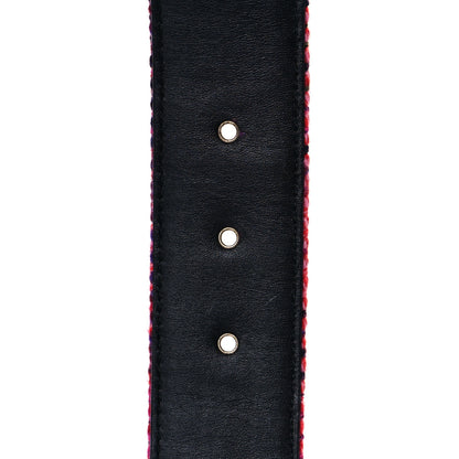 Chanel Tweed Logo Belt 80 32 Multicolor 6 of 7
