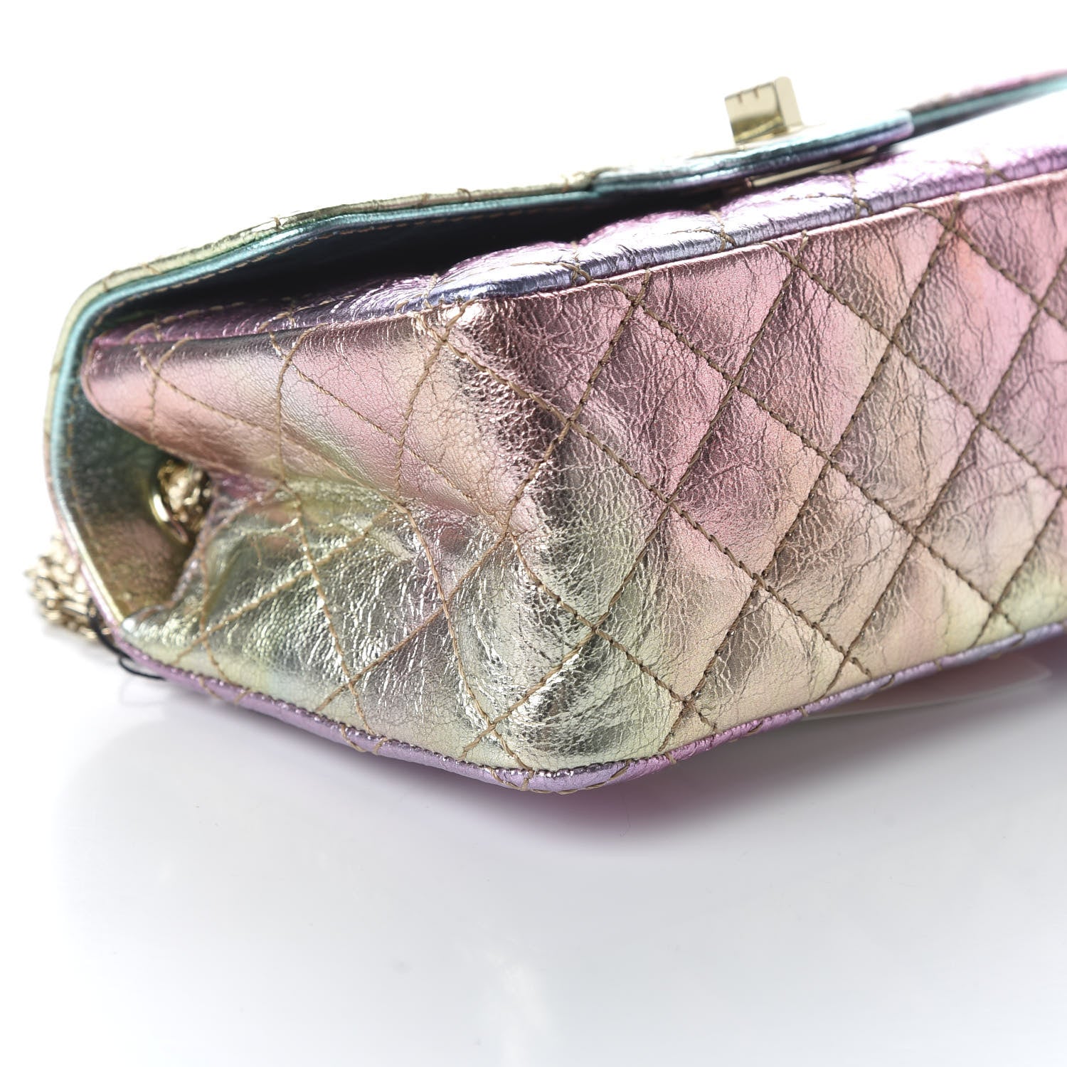 Chanel Metallic Goatskin Quilted Mini 2.55 Reissue Flap Multicolor 6 of 10