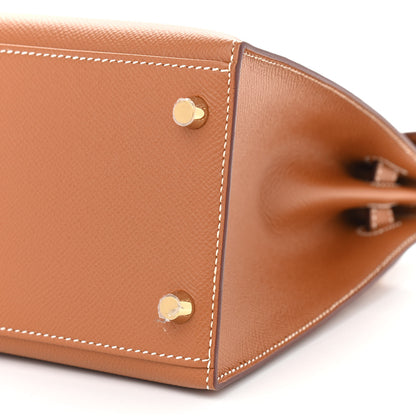 Hermes Epsom Kelly Sellier 28 Gold 10 of 11