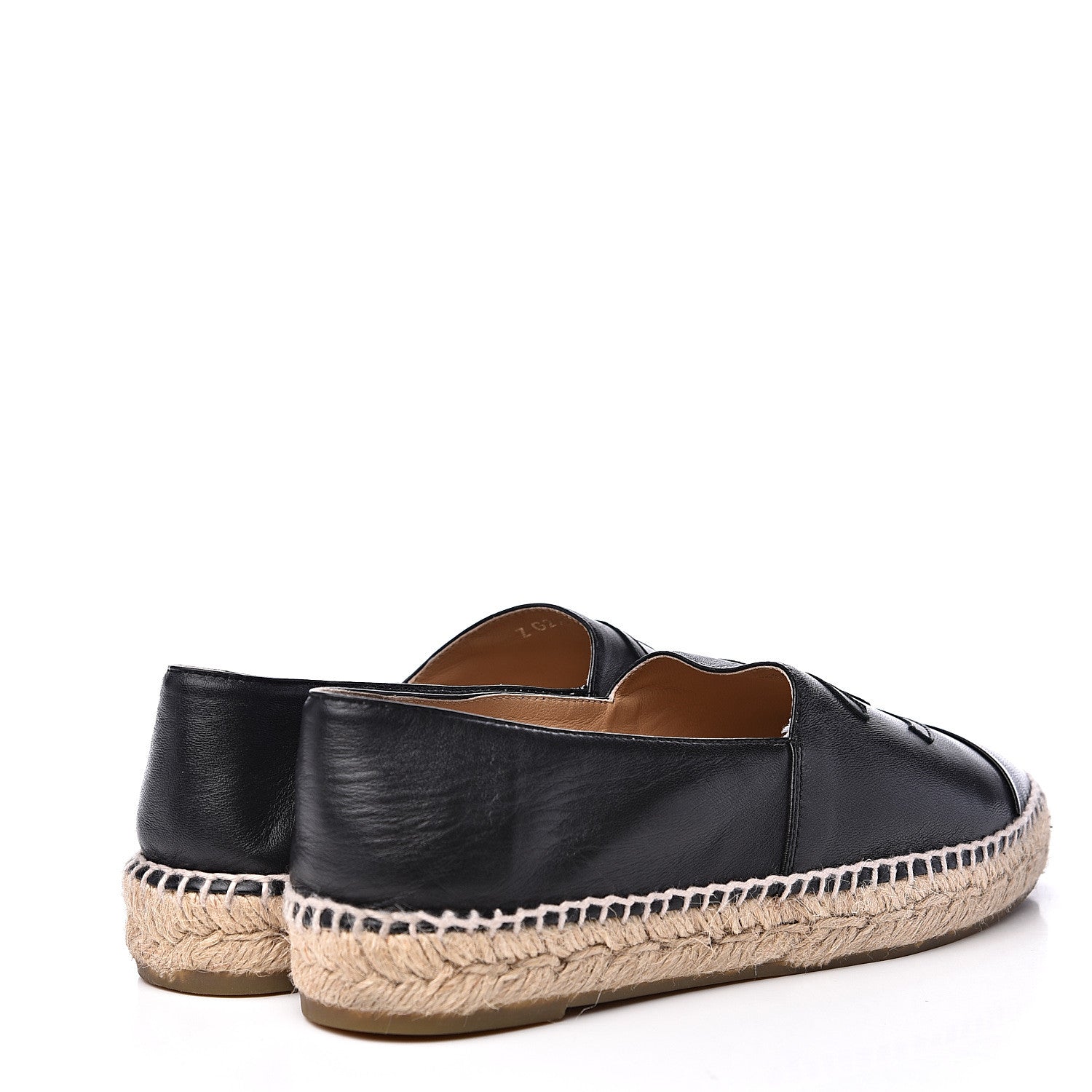 Chanel Lambskin CC Espadrilles 39 Black 4 of 13