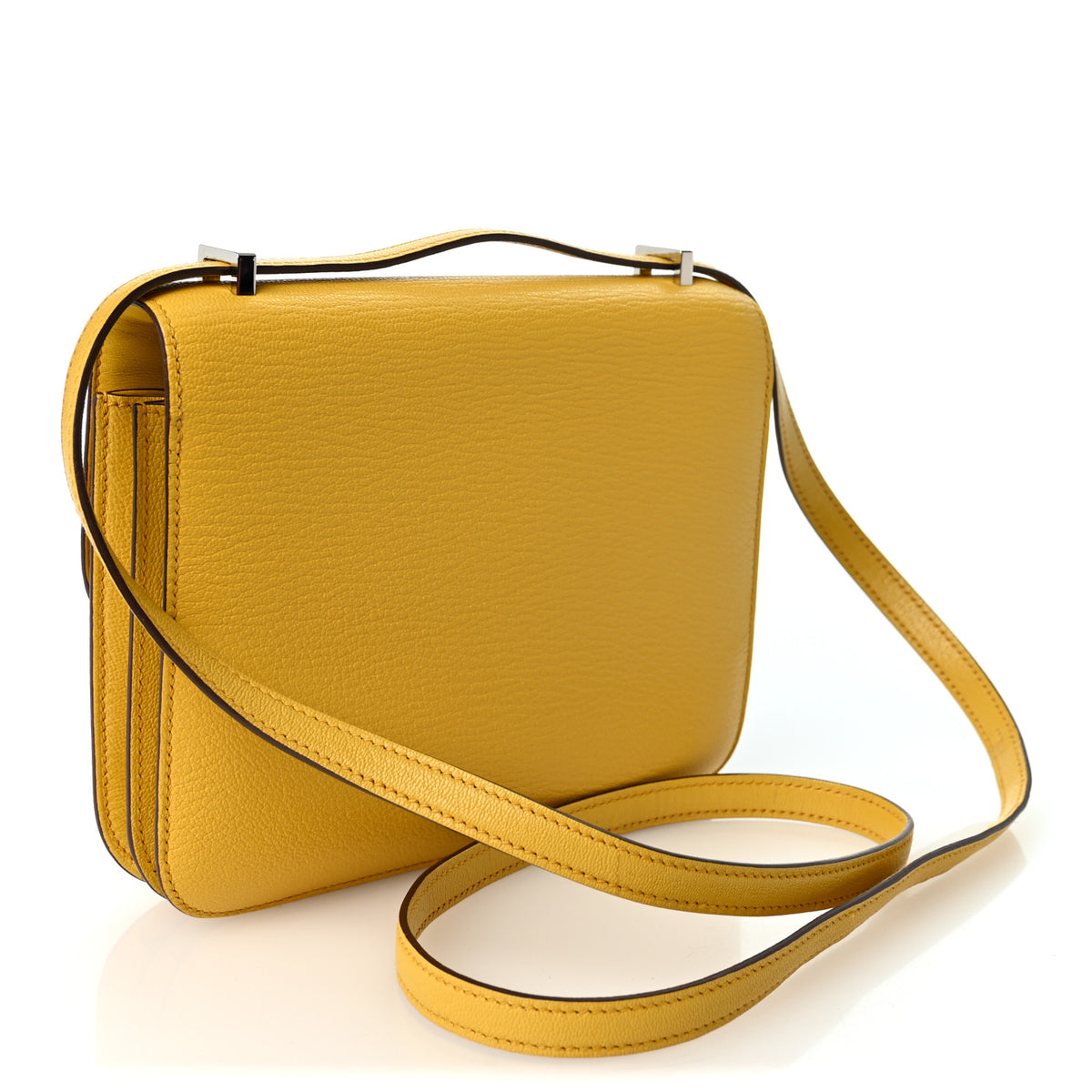 Hermes Chevre Mysore Constance 18 Jaune De Naples 3 of 10