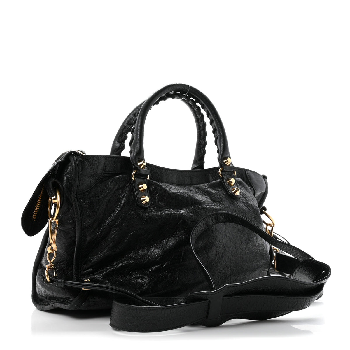 Agneau Classic Gold Hardware S City Black