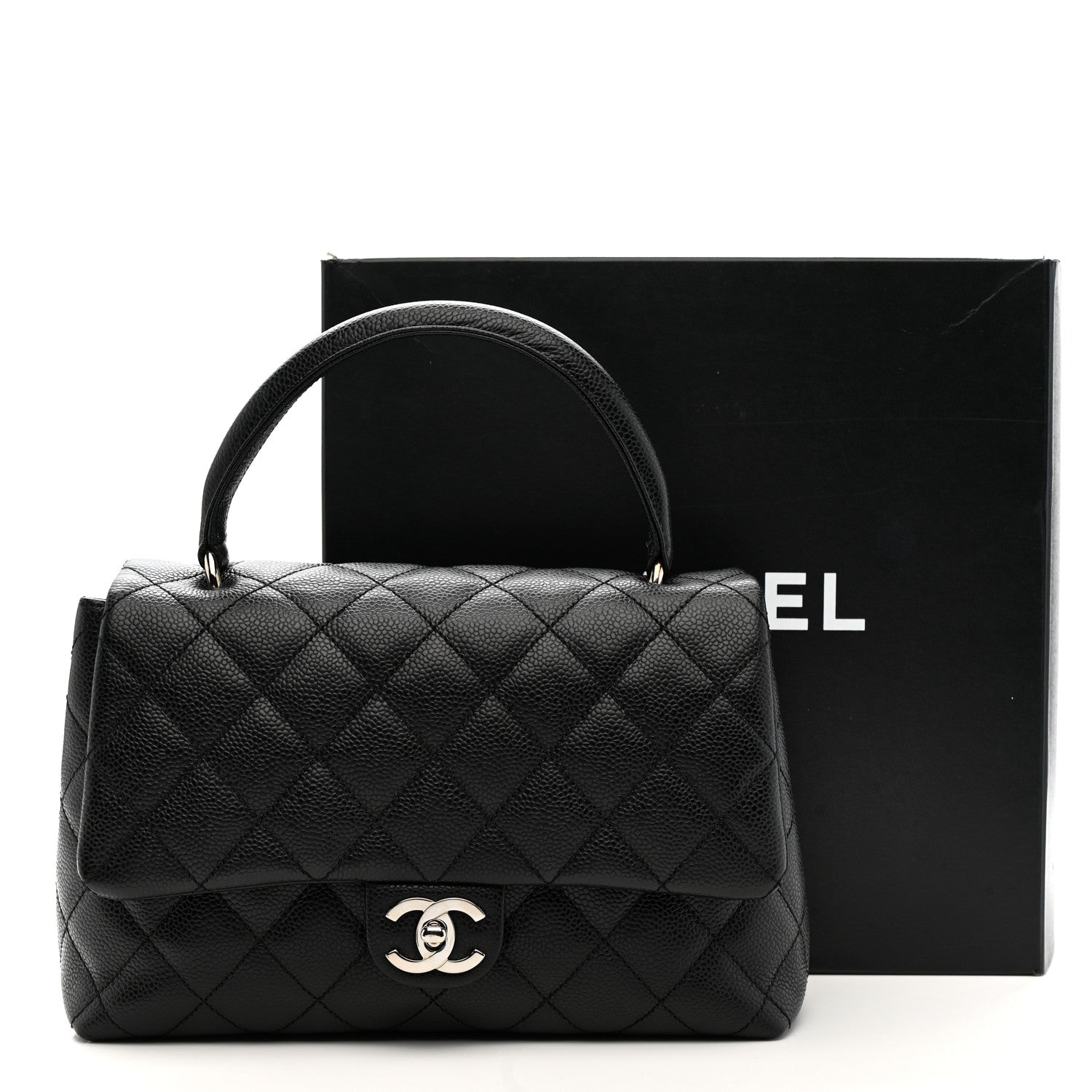 Chanel Caviar Quilted Medium Kelly Flap Bag Black 11 of 11