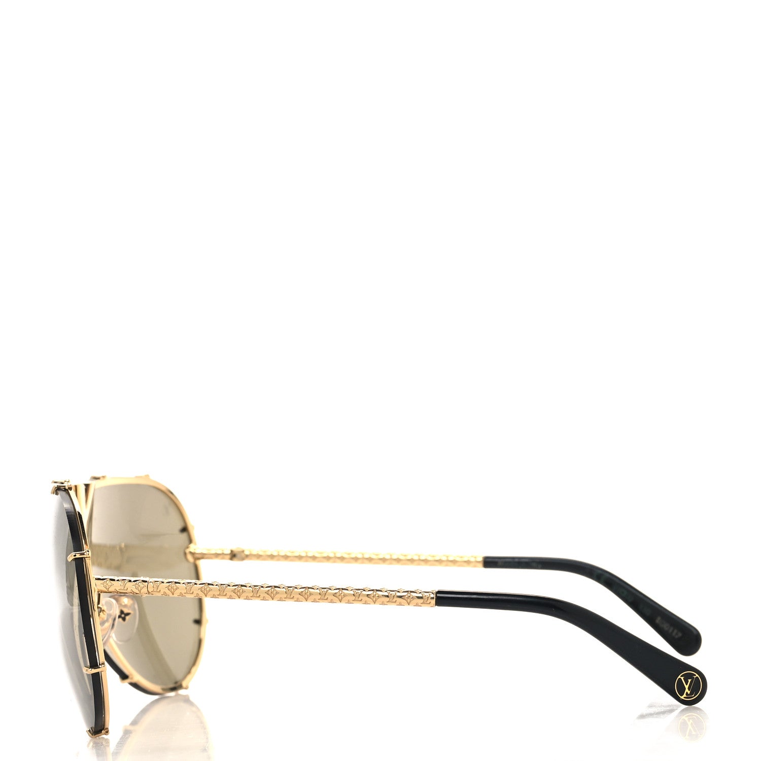 Louis Vuitton LV Drive Sunglasses Z0896E Gold 3 of 7