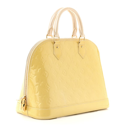 Louis Vuitton Vernis Alma PM Citrine 3 of 12