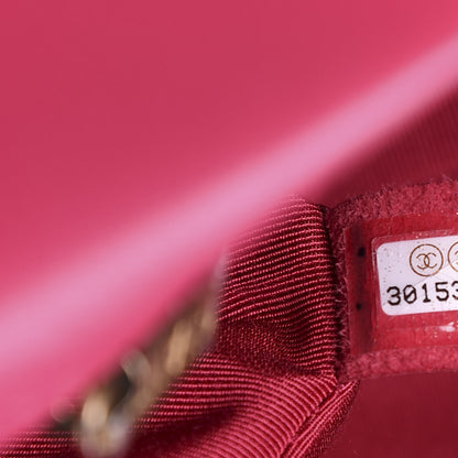 Chanel Goatskin Quilted Medium 19 Flap Pink 9 of 11