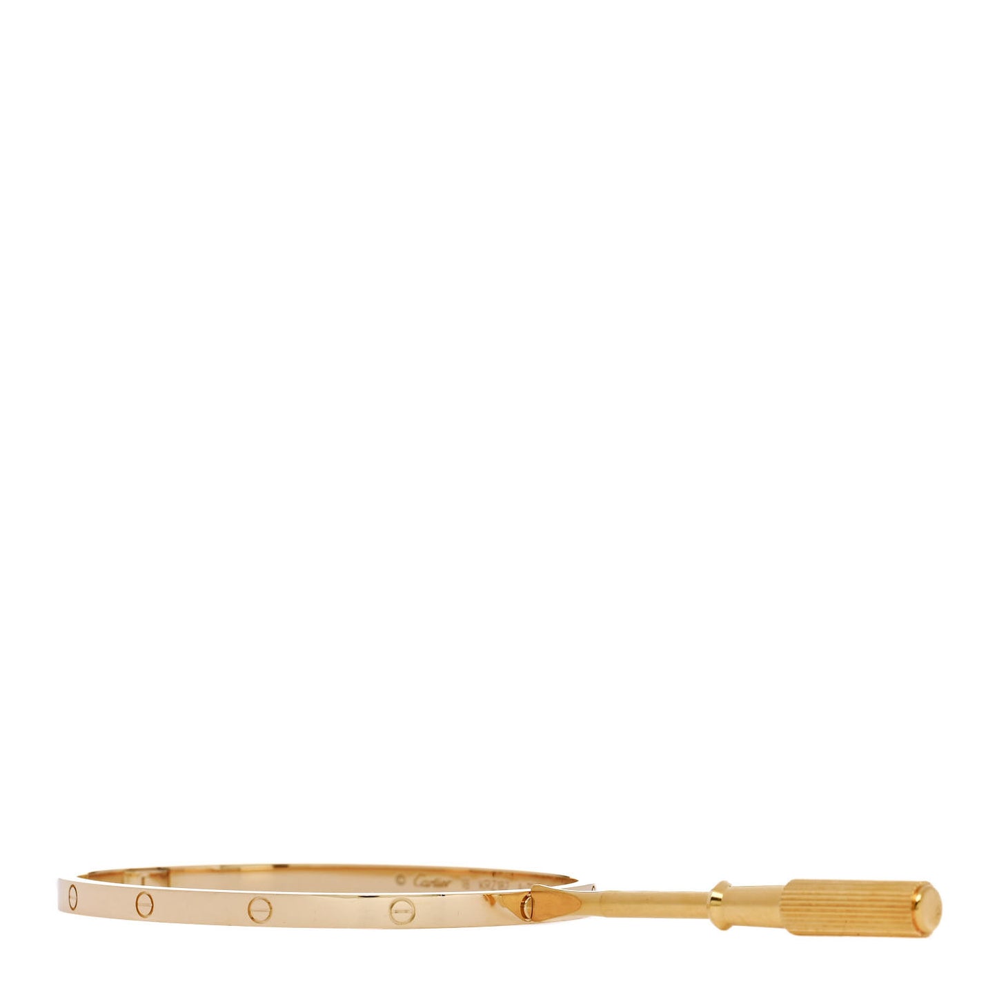 18K Yellow Gold Small LOVE Bracelet 18