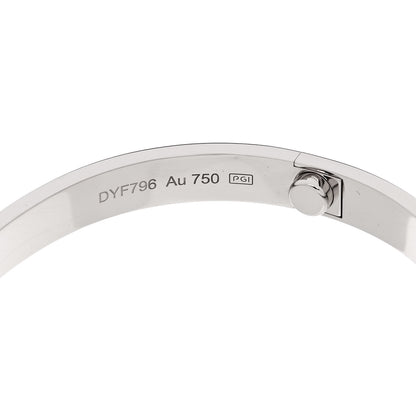 Cartier 18K White Gold LOVE Bracelet 18 7 of 9