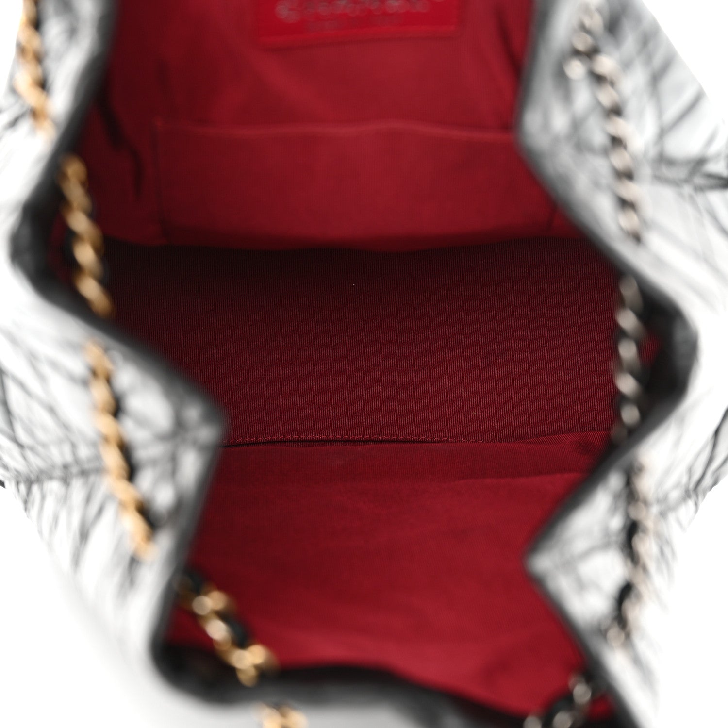 Chanel Aged Calfskin Quilted Gabrielle Backpack Black 5 of 10