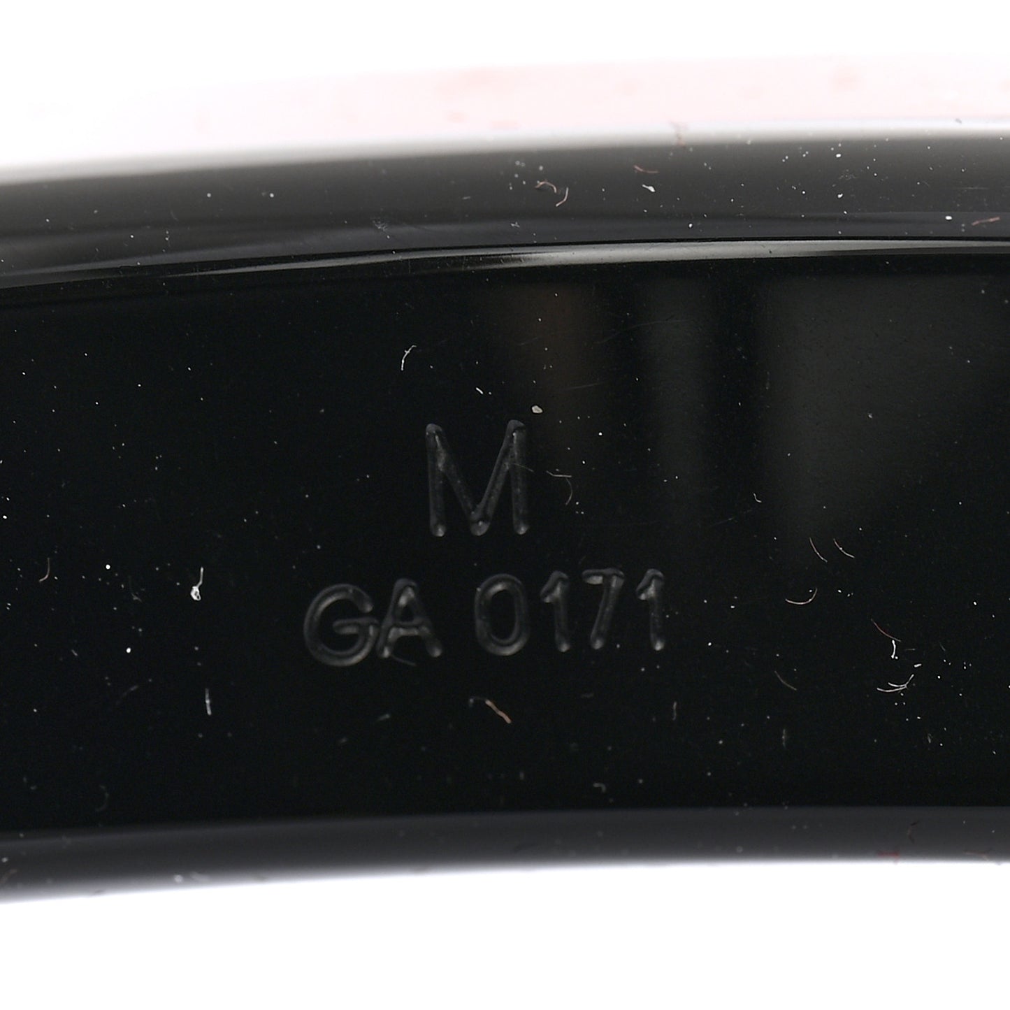 Crystal Resin Zigzag Bangle Bracelet M  Black Caramel