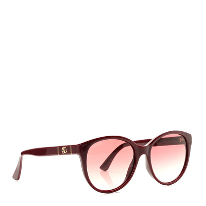 Gucci Cat Eye GG0163S Sunglasses Burgundy 4 of 8