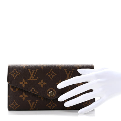 Louis Vuitton Monogram Sarah Wallet NM Rose Ballerine 2 of 6