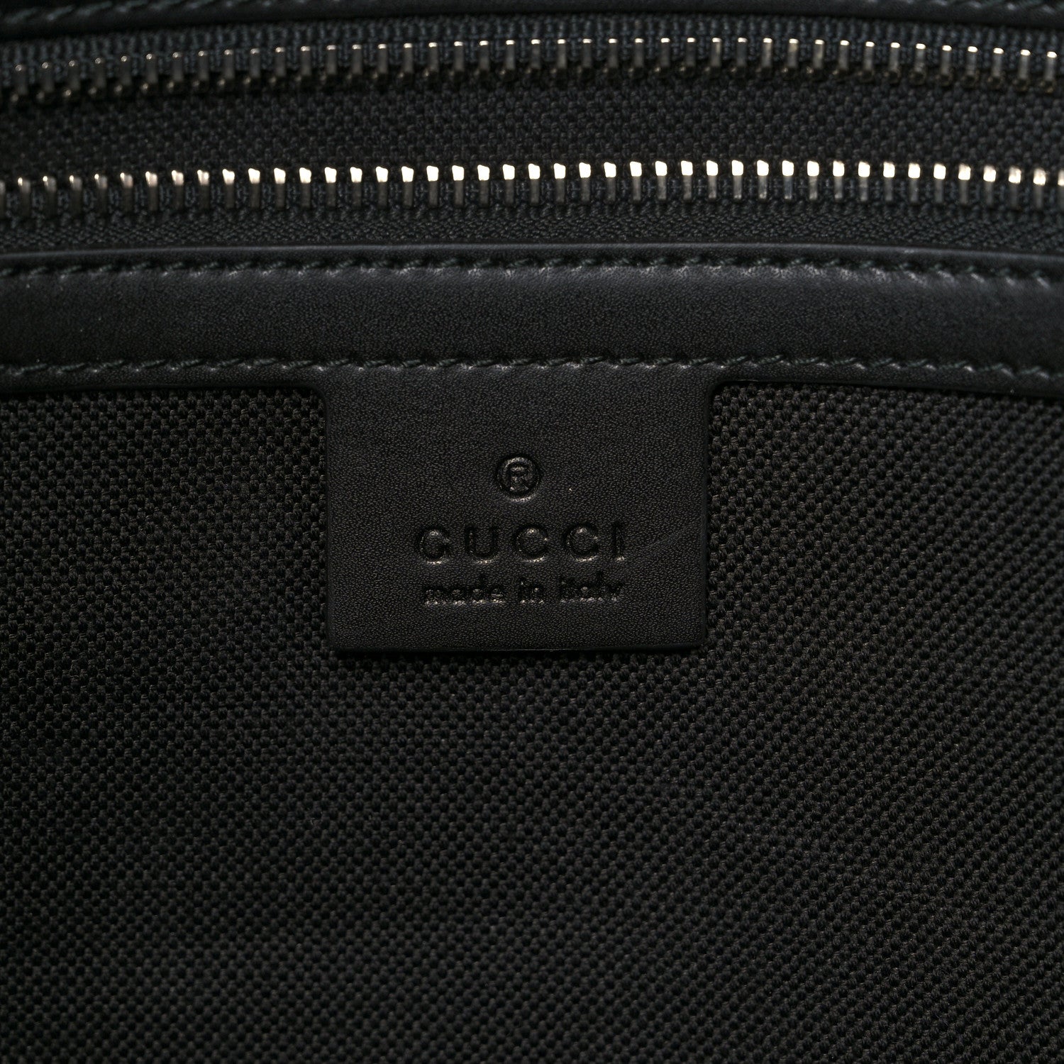 Gucci GG Supreme Monogram Web Tote Black Grey 6 of 11