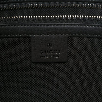 Gucci GG Supreme Monogram Web Tote Black Grey 6 of 11