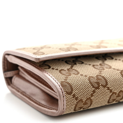Gucci Monogram Lovely Heart Continental Wallet Light Pink 8 of 13