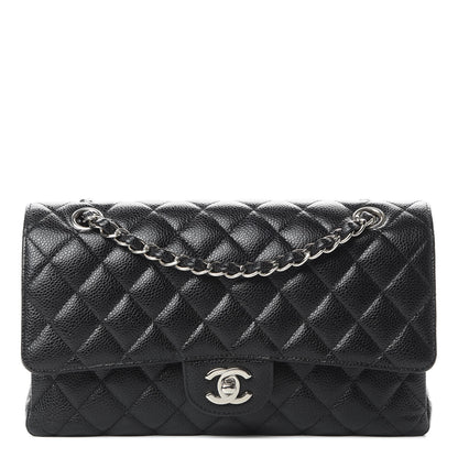 Chanel Caviar Quilted Medium Double Flap Black 1 of 13