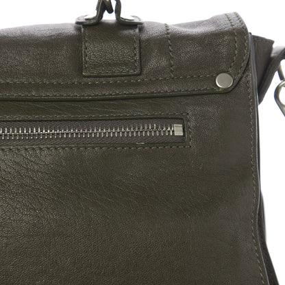 Proenza Schouler Lambskin Medium PS1 Satchel Military 9 of 13