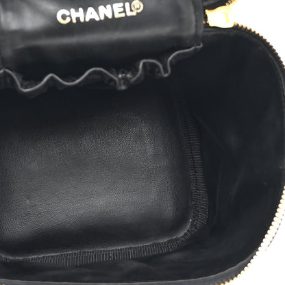 Chanel Caviar Vanity Cosmetic Case Black 5 of 10