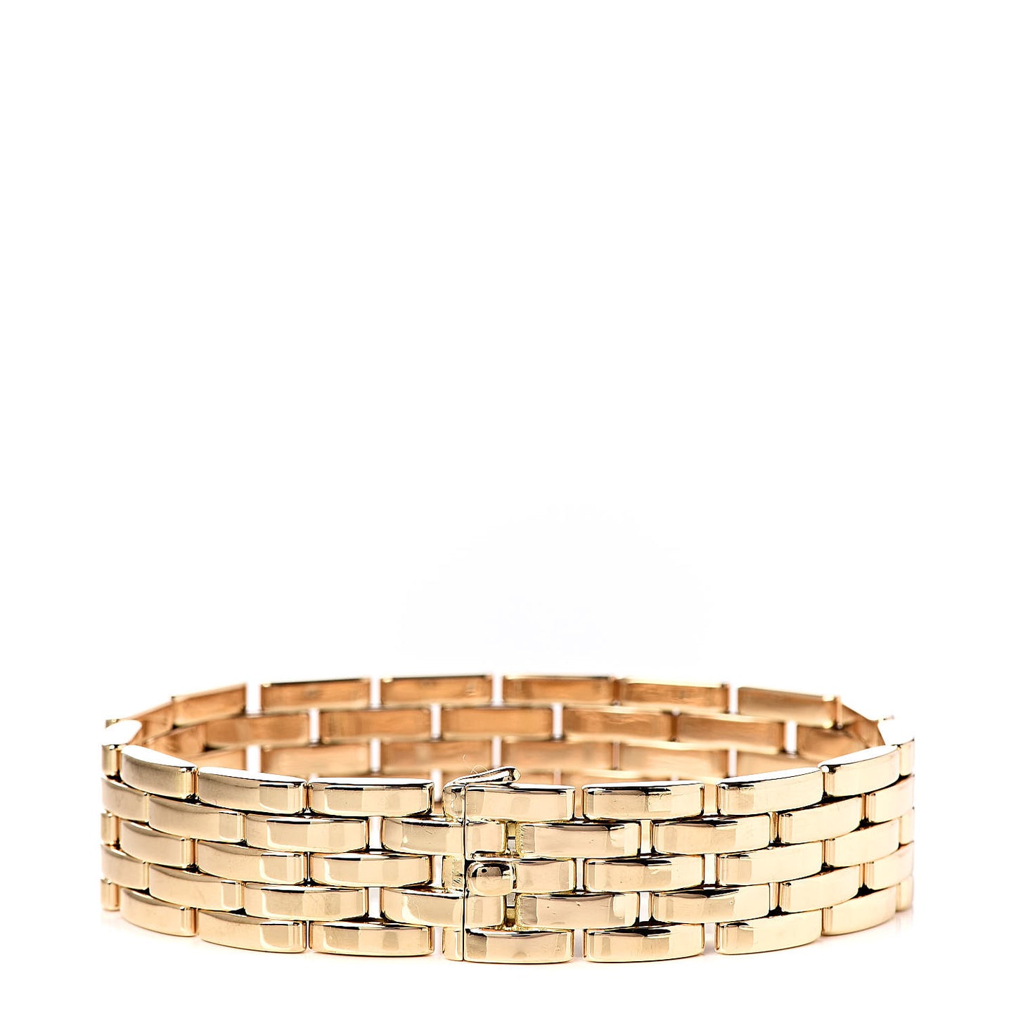 18K Yellow Gold Panthere Maillon 5 Link Bracelet