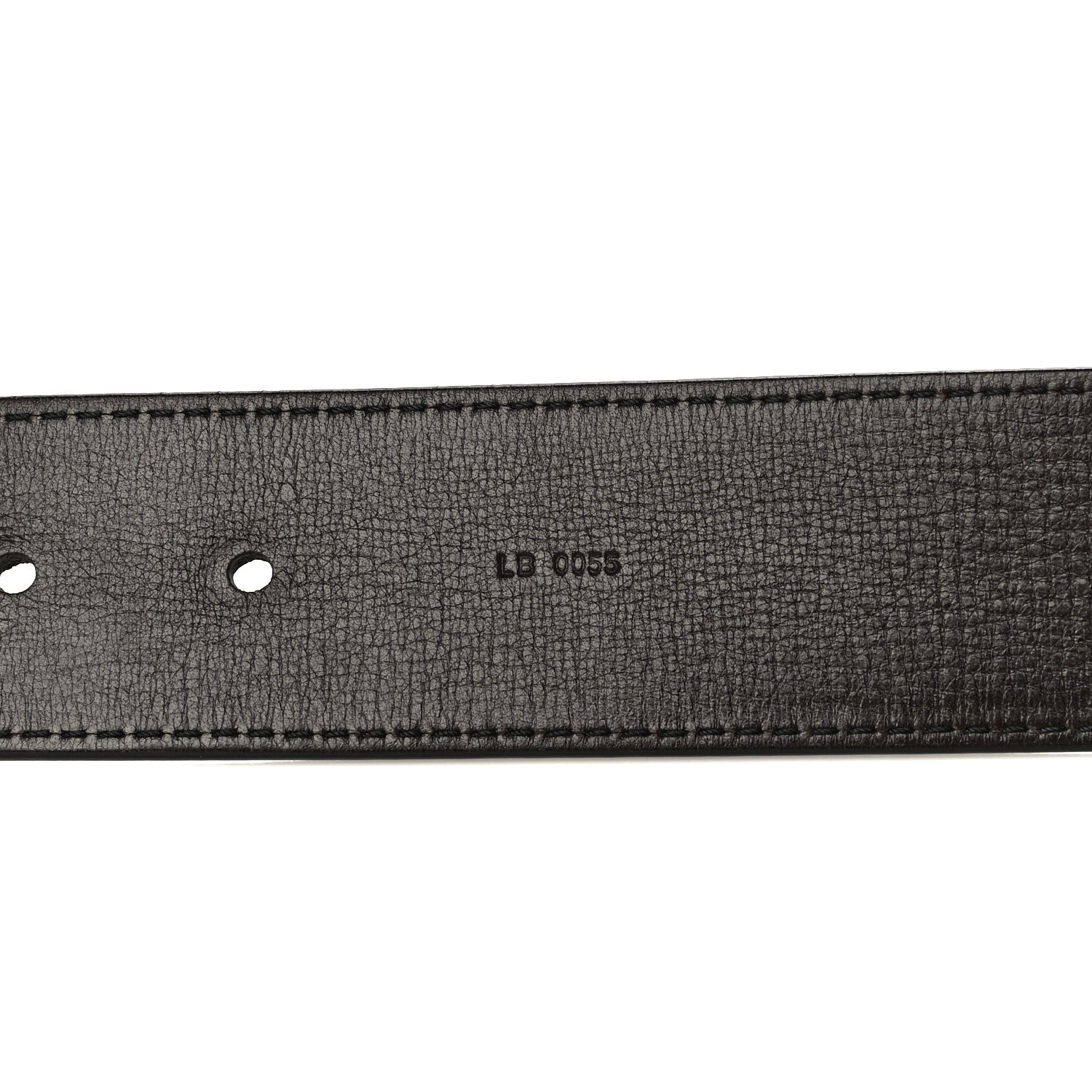 Louis Vuitton Calfskin Monogram LV Initiales Belt 100 40 Coffee 8 of 10