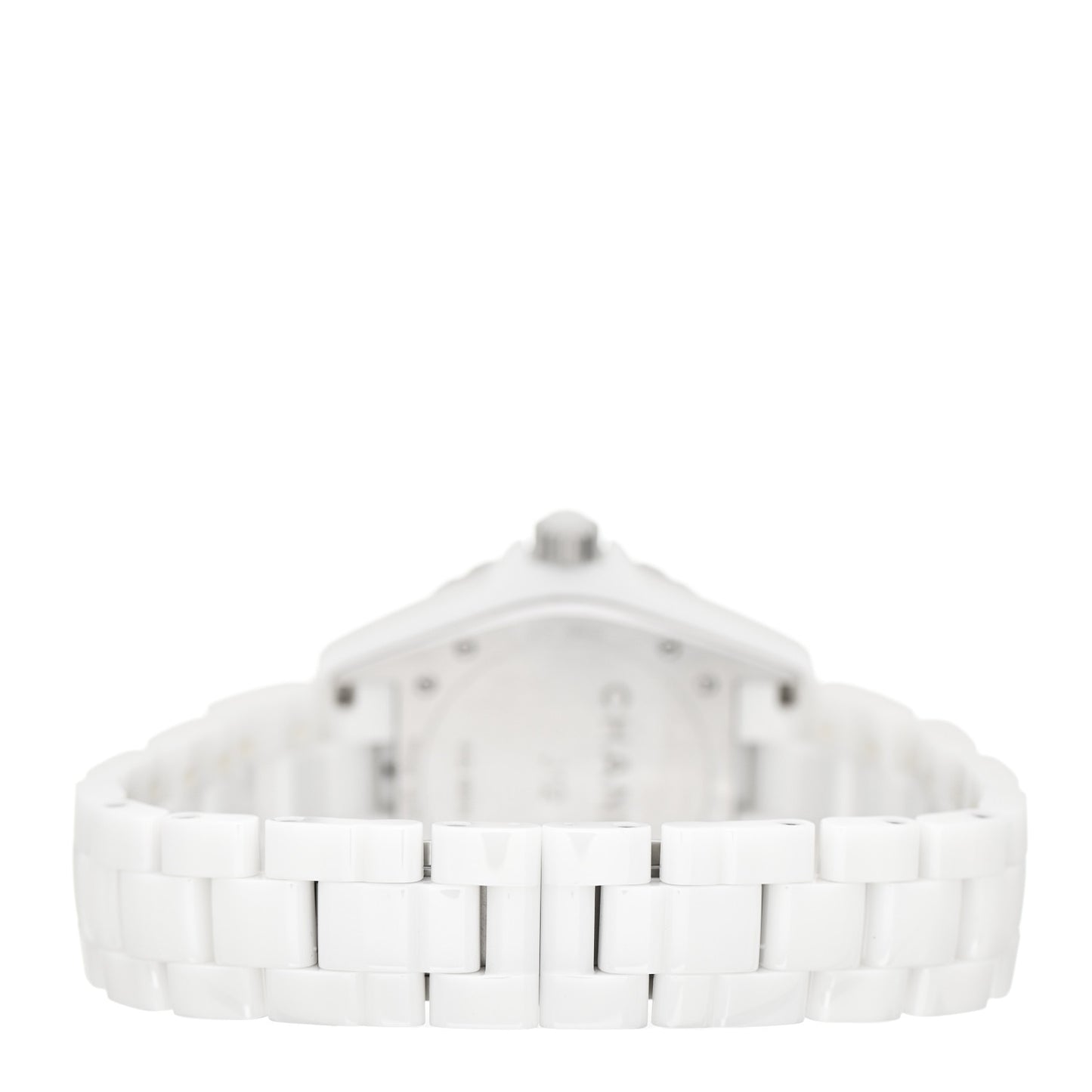 Stainless Steel Ceramic Diamond 38mm J12 Automatic Watch White