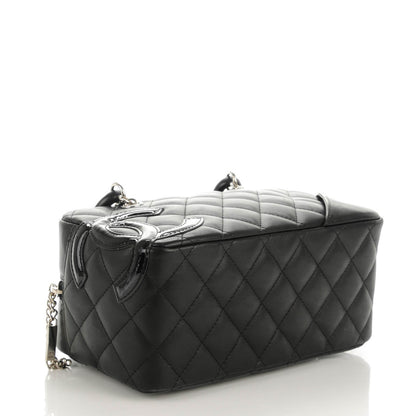Chanel Calfskin Quilted Small Cambon Bowler Black 4 of 7