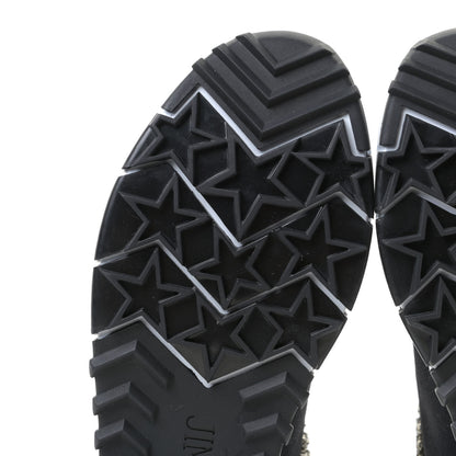 Jimmy Choo Knit Crystal Verona Sneaker 37.5 Black 7 of 11